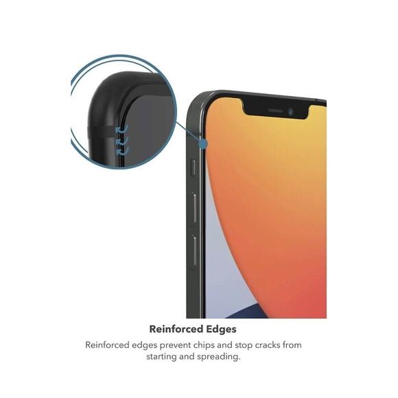 ZAGG Shield Elite VisionGuard Screen Protector iPhone 12 /13/14/15 Pro Max - Picture 4 of 9